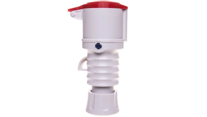 Gniazdo przenośne 5P 32A 400V czerwone IP44 6H IEC 309 HP GW62020H