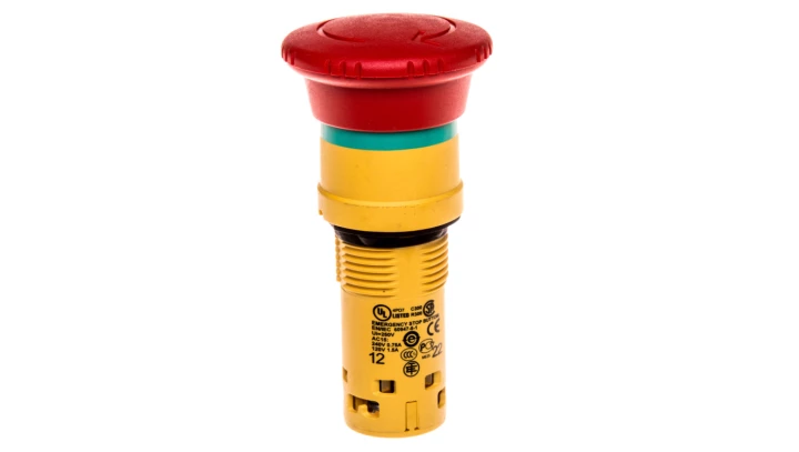 Przycisk bezpieczeństwa 22mm 2R IP54 przez obrót XB7NS8444