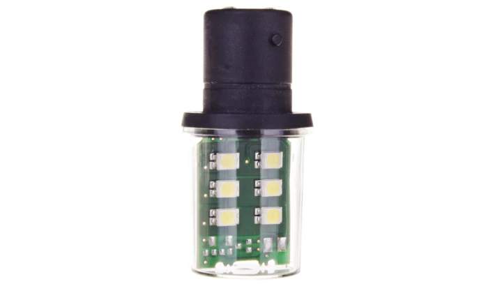 Dioda LED BA15d 24V biały DL1BDB1
