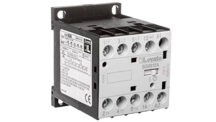 11BG0610A230 Stycznik 3-biegunowy NO x3 Styki pomocnicze NO 230VAC 6A