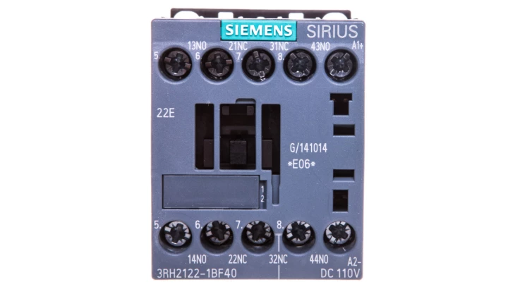 Stycznik pomocniczy 2Z 2R cewka 110V DC S00 przyłącze śrubowe SIRIUS 3RH2122-1BF40