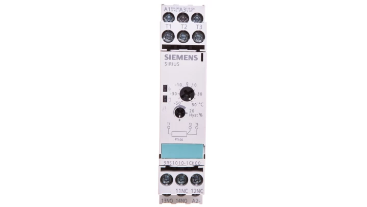 Przekaźnik kontroli temperatury rezystancyjny 1Z 1R 110-230V AC 3RS1010-1CK00