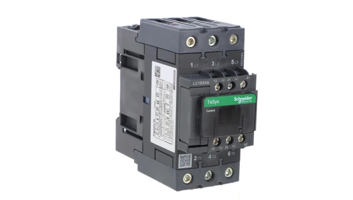 TeSys Deca Stycznik mocy I= 65A AC-3 styki pomocniczy 1R + 1Z napięcie cewki 240 V AC LC1D65AU7