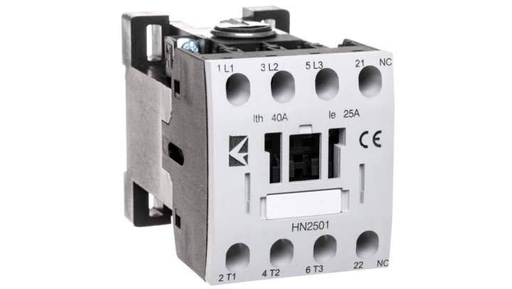 Stycznik 25A 3NO+1NC 220-230V/50-60Hz, T0-HN2501NUE