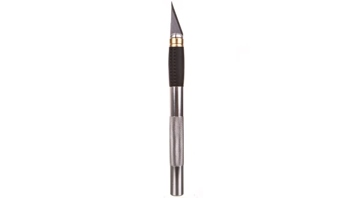 Nóż modelarski 155 mm 3 ostrza metalowy uchwyt 17B703