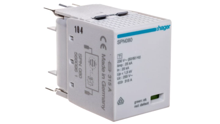 Wkładka ogranicznika przepięć B+C Typ 1+2 25kA 1,5kV SPN080