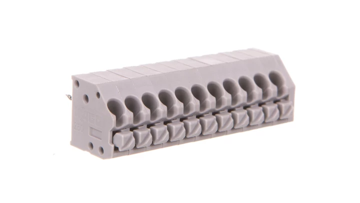 Listwa zaciskowa do płytek drukowanych 11-biegunowa szara raster 3,5mm 250-211 /30szt./