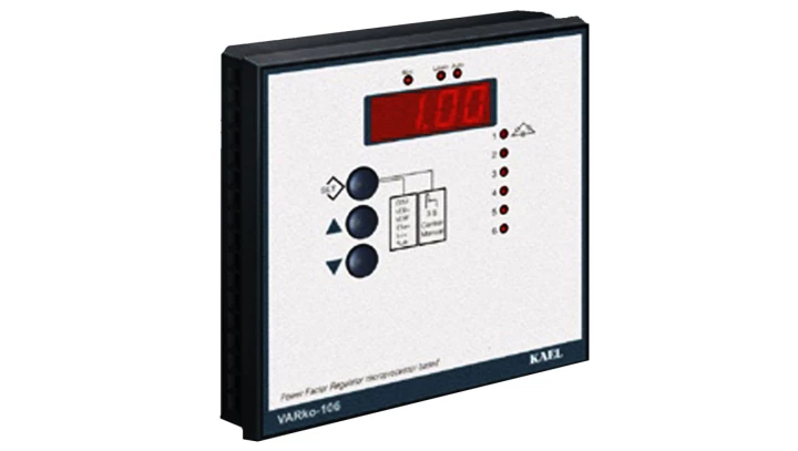 Mikroprocesorowy regulator współczynnika mocy biernej MR VARKO-106