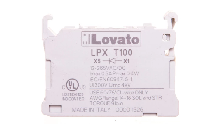 Element testowy do LPXLE i LPXLPB LPXT100