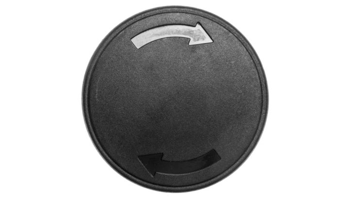 Napęd przycisku grzybkowego 40mm czarny bez samopowrotu obrotowy bez adaptera LPCB6342