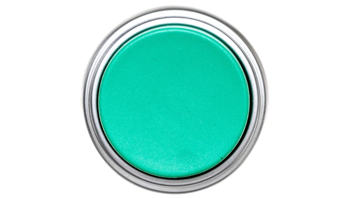 Napęd przycisku 22mm zielony wystający bez samopowrotu bez adaptera LPCQ203