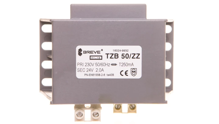 Transformator 1-fazowy żywiczny TZB 50/ZZ 230/ 24V 16024-9932