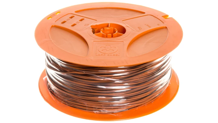 Przewód instalacyjny X05V-K 0,75 pomarańczowy/czarny 4512382S /250m/