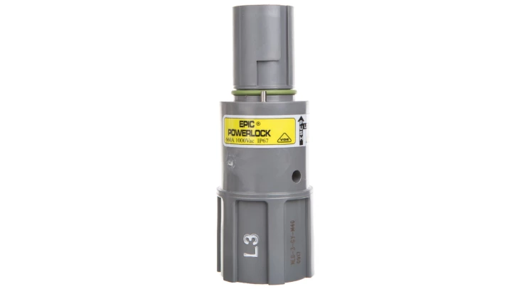 Obudowa wtyczki przenośna EPIC POWERLOCK F6 C L3 szara M40 44420215