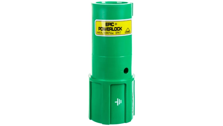 Obudowa gniazda przenośna EPIC POWERLOCK D6 C PE zielone M40 44420216