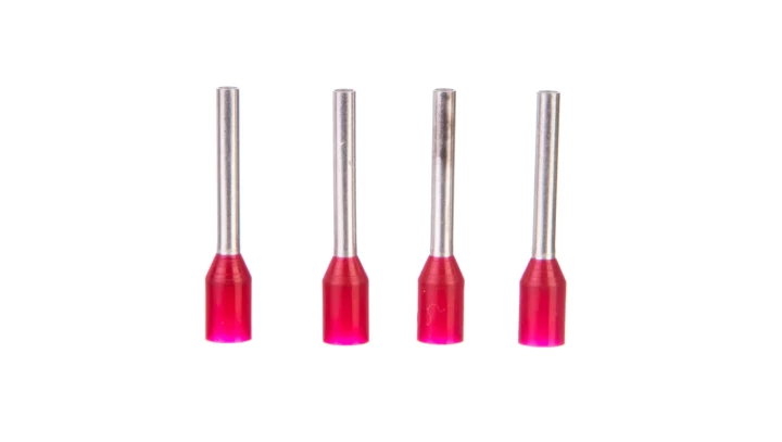 Tulejka 1mm2 czerwona długość 12mm 216-263 /1000szt./