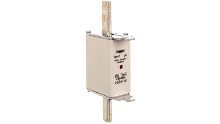 Wkładka bezpiecznikowa NH1C 25A 500V gG LNH1025M
