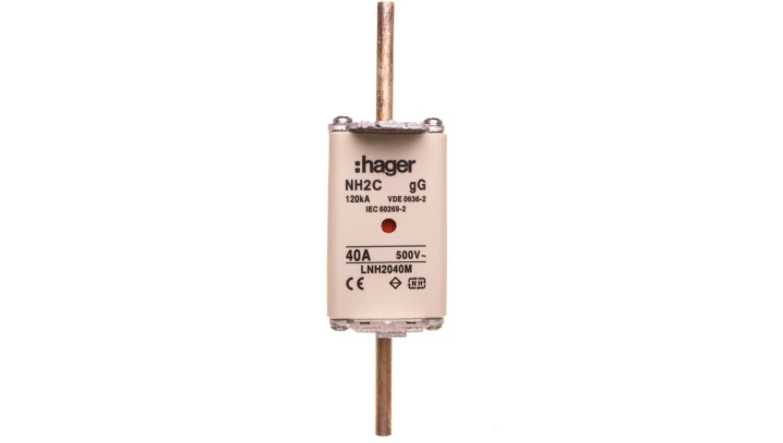 Wkładka bezpiecznikowa NH2C 40A 500V LNH2040M