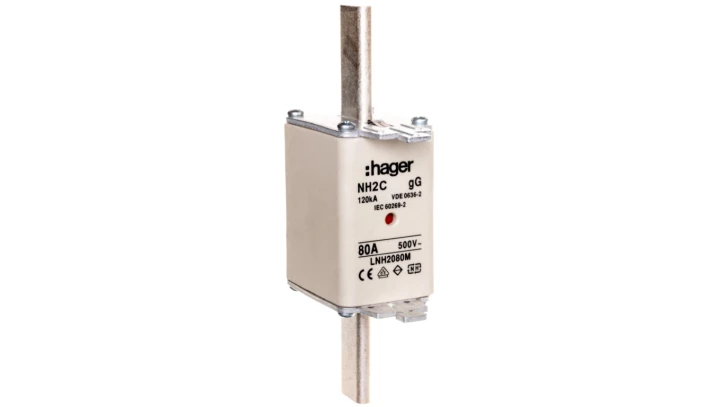 Wkładka bezpiecznikowa NH2C 80A 500V LNH2080M
