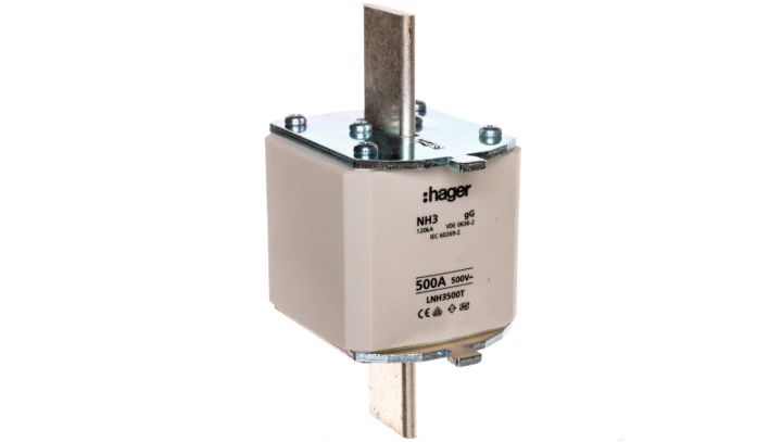 Wkładka bezpiecznikowa zwłoczna NH3 500A AC 500V gG LNH3500T
