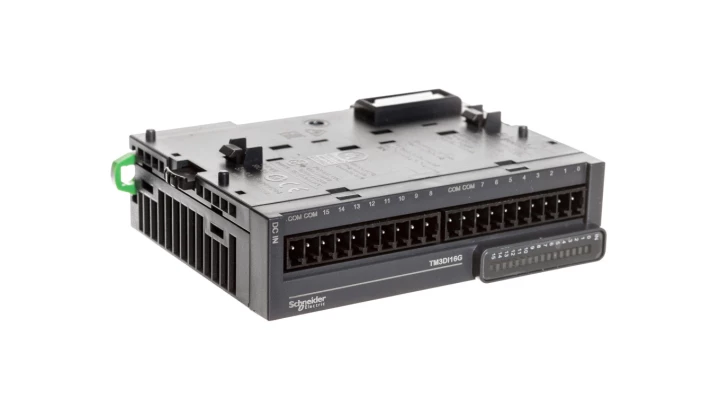Moduł 16-wejść Modicon zaciski sprężynowe 24V DC TM3 TM3DI16G