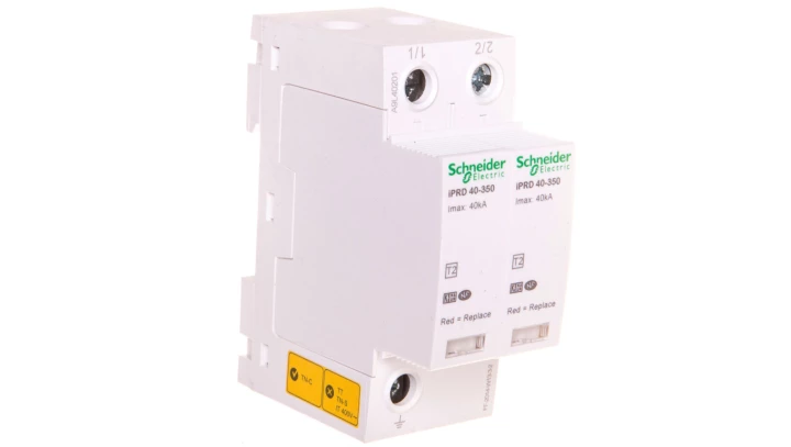Ogranicznik przepięć C Typ 2 2P 40kA 1,4kV 350V iPRD-40r-40kA-350V-2P A9L40201