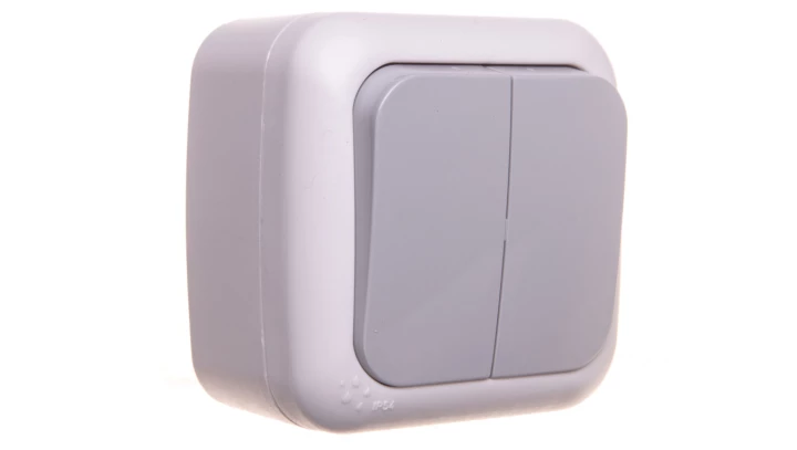 Palmiye Łącznik Świecznikowy 2-Grupowy, Kolor Szary / 90555502