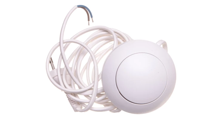 Przewód przyłączeniowy 250cm z wyłacznikiem nożnym biały SP/WN2,5(2X0,75)BIA PRW10000359