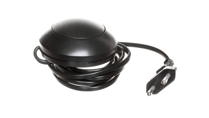 Przewód przyłączeniowy 300cm z wyłacznikiem nożnym czarny SP/WN3,0(2X0,75)CZN PRW10000405