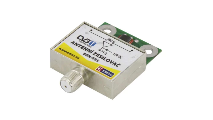 Wzmacniacz antenowy 25dB VHF/UHF J5802