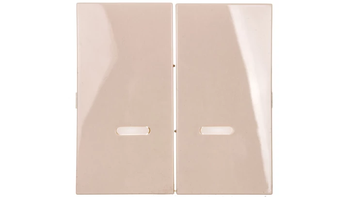 Simon 54 Klawisz podwójny do SW6/2XLM, SW7/2XM i SW6P1M z podświetleniem kremowy DKW9L/41