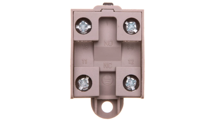 Łącznik krańcowy 1Z 1R metal/tworzywo popychacz LK\11