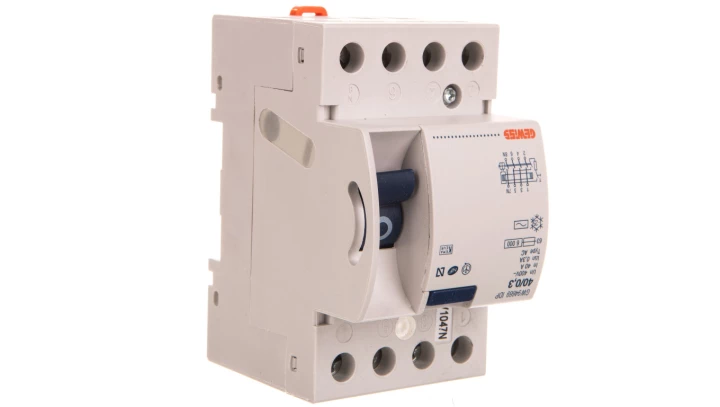 Wyłącznik różnicowoprądowy 3P 40A 0,3A typ AC SD GW94669