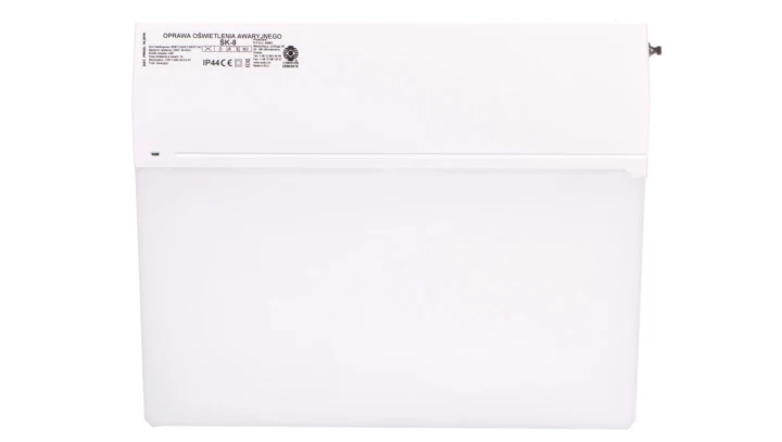 Oprawa awaryjna SK-8 ECO LED 1,2W 1h jednozadaniowa PT biała / opal SK8/1,2W/E/1/SE/PT/WL