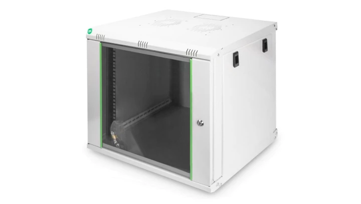Szafa krosowa SoHo wisząca jednosekcyjna 19 cali 9U 600x450 szara DN-19 09-U-EC