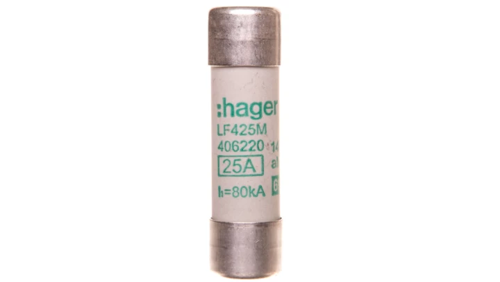 Bezpiecznik cylindryczny 14x51 aM 25A LF425M