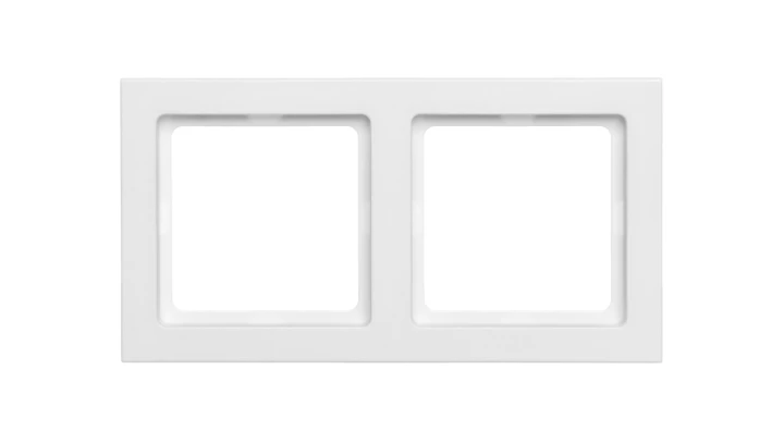 Berker Q.3 Ramka podwójna biała aksamit 10126099