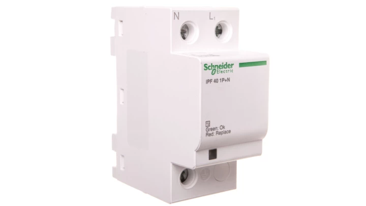 Ogranicznik przepięć iPF40 - 1 biegun+N - 340 V A9L15687