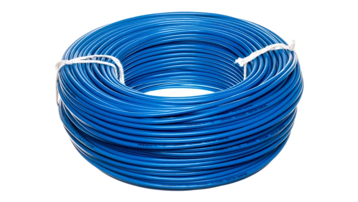 Przewód instalacyjny H07V-K (LgY) 4 niebieski /100m/