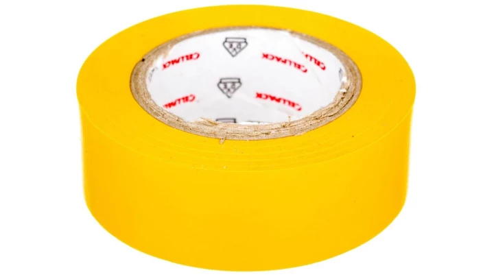 Taśma izolacyjna 128 0.15-15-10 PVC/żółta 145826 /10szt./