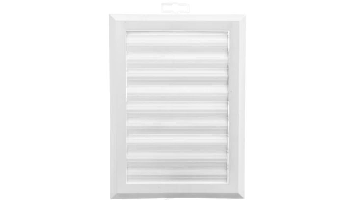 Kratka wentylacyjna 130x192mm biała żaluzja+sznurek rozpieracze T41