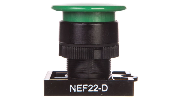 Napęd grzybkowy 22mm zielony NEF22-D W0-N-NEF22-D Z