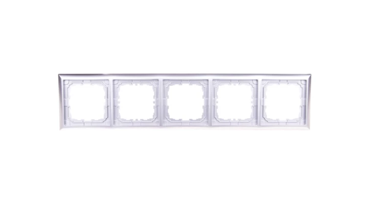 KOS66 Ramka pięciokrotna aluminium 664085
