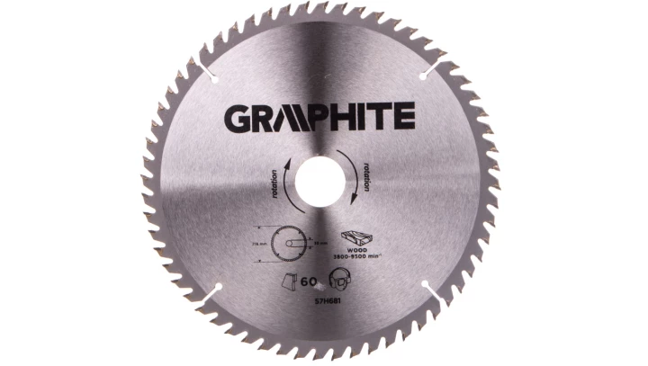 Tarcza do pilarki widiowa 216x30 mm 60 zębów 57H681