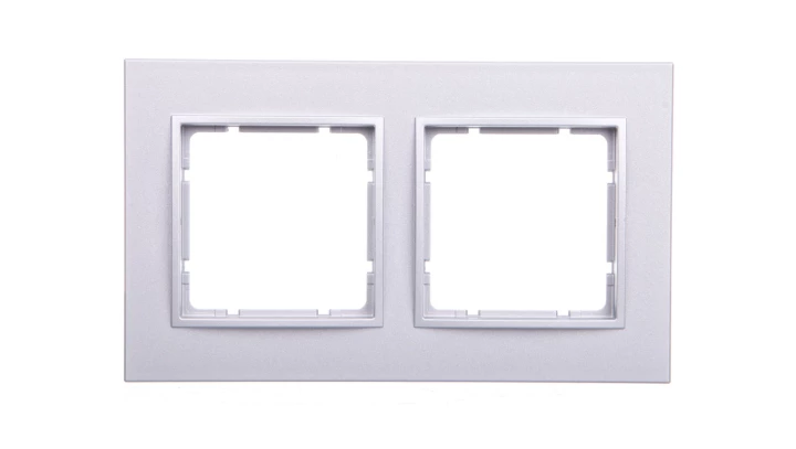 Berker B.7 Ramka podwójna aluminium mat 10126424