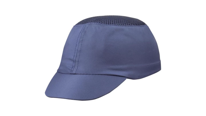 Hełm lekki z długim daszkiem z poliamidu powlekanego PU z czaszą z polietylenu kolor granatowy rozmiar REGULOWANY TETE COLTABMS