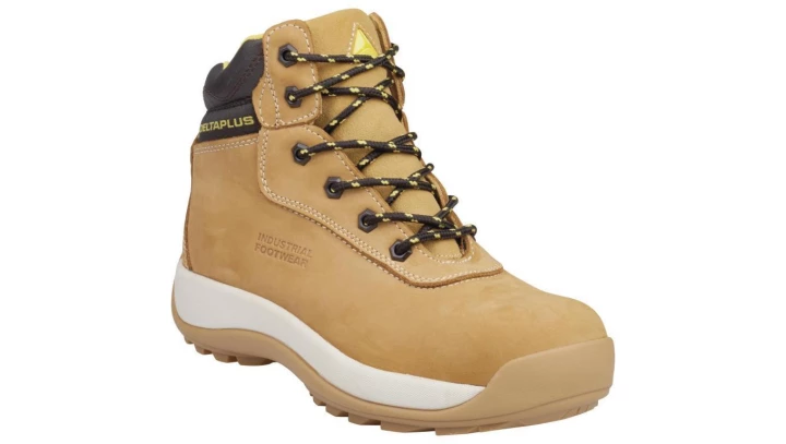 Buty ze skóry podeszwa z PU i kauczuku podnosek kompozytowy termoodporna podeszwa kolor beżowy rozmiar 47 PIED SAGAS3BE47