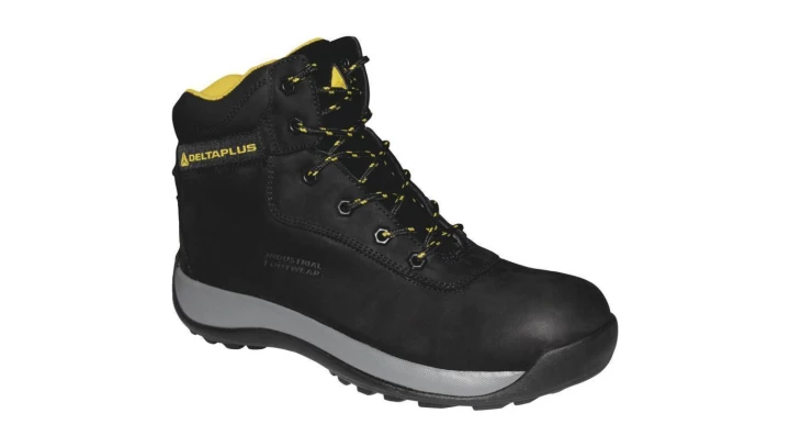 Buty ze skóry podeszwa z PU i kauczuku podnosek kompozytowy termoodporna podeszwa kolor czarny rozmiar 45 PIED SAGAS3NO45