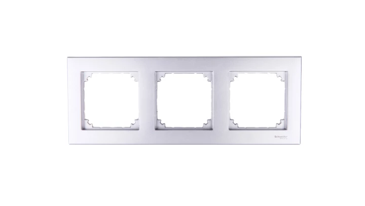 Merten M-Plan Ramka potrójna aluminium MTN486360
