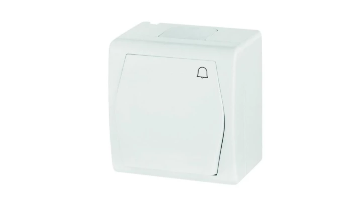 Hermes2 Przycisk hermetyczny /dzwonek/ 10A IP44 biały1005-00
